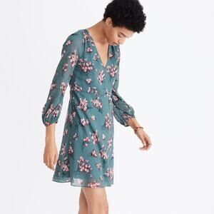Madewell Marguerite Mini Dress in Butterfly Garden
